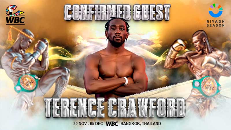Terence Crawford Confirma su Asistencia a la Convención Anual del WBC en Bangkok